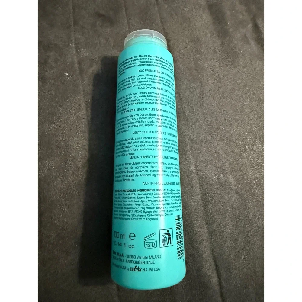 Itely Hairfashion Purity Design Pure Shampoo 300ml 10.14oz Desert Blend Italy